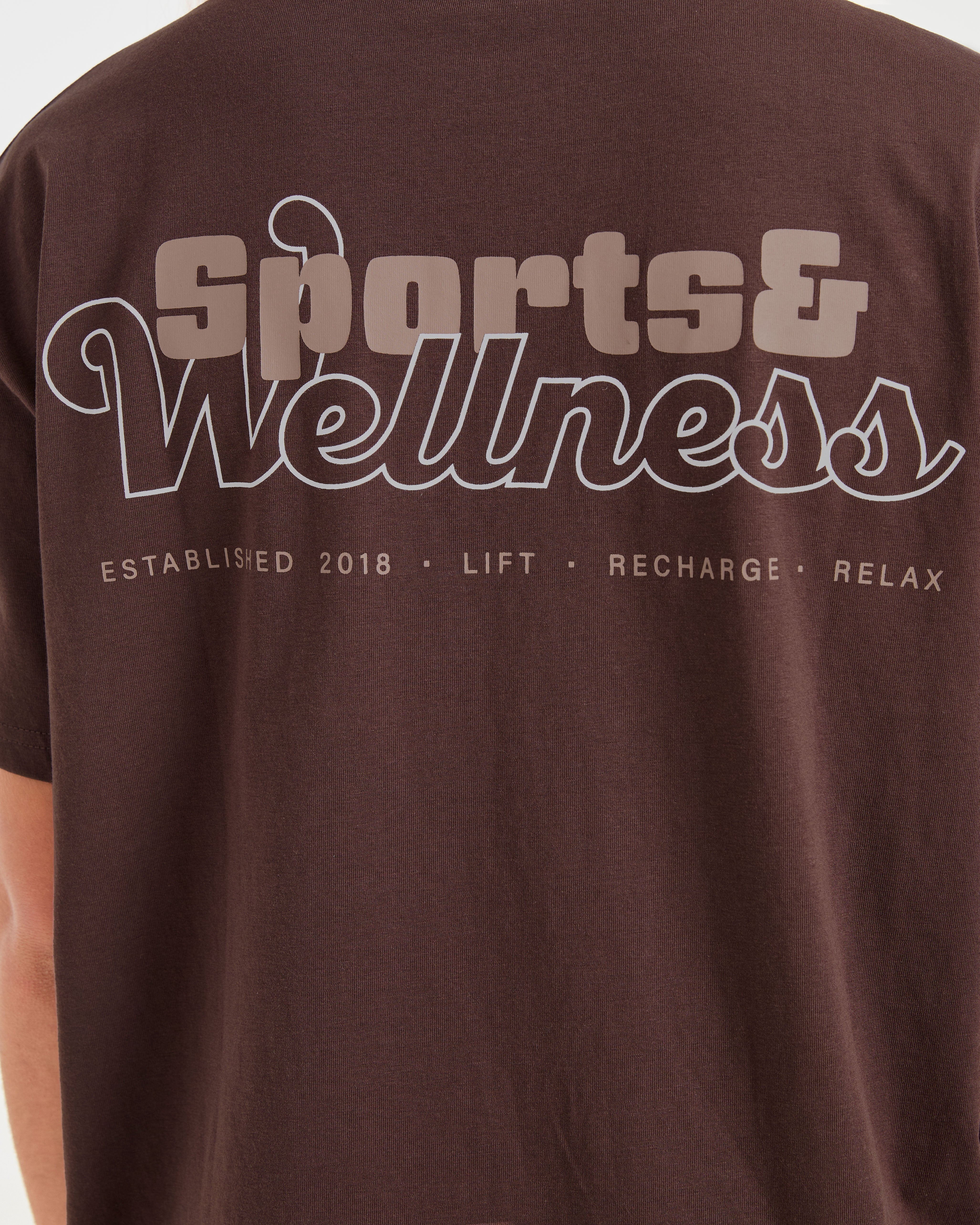 Sports Wellness Oversized T Shirt - Bruin - Image 5