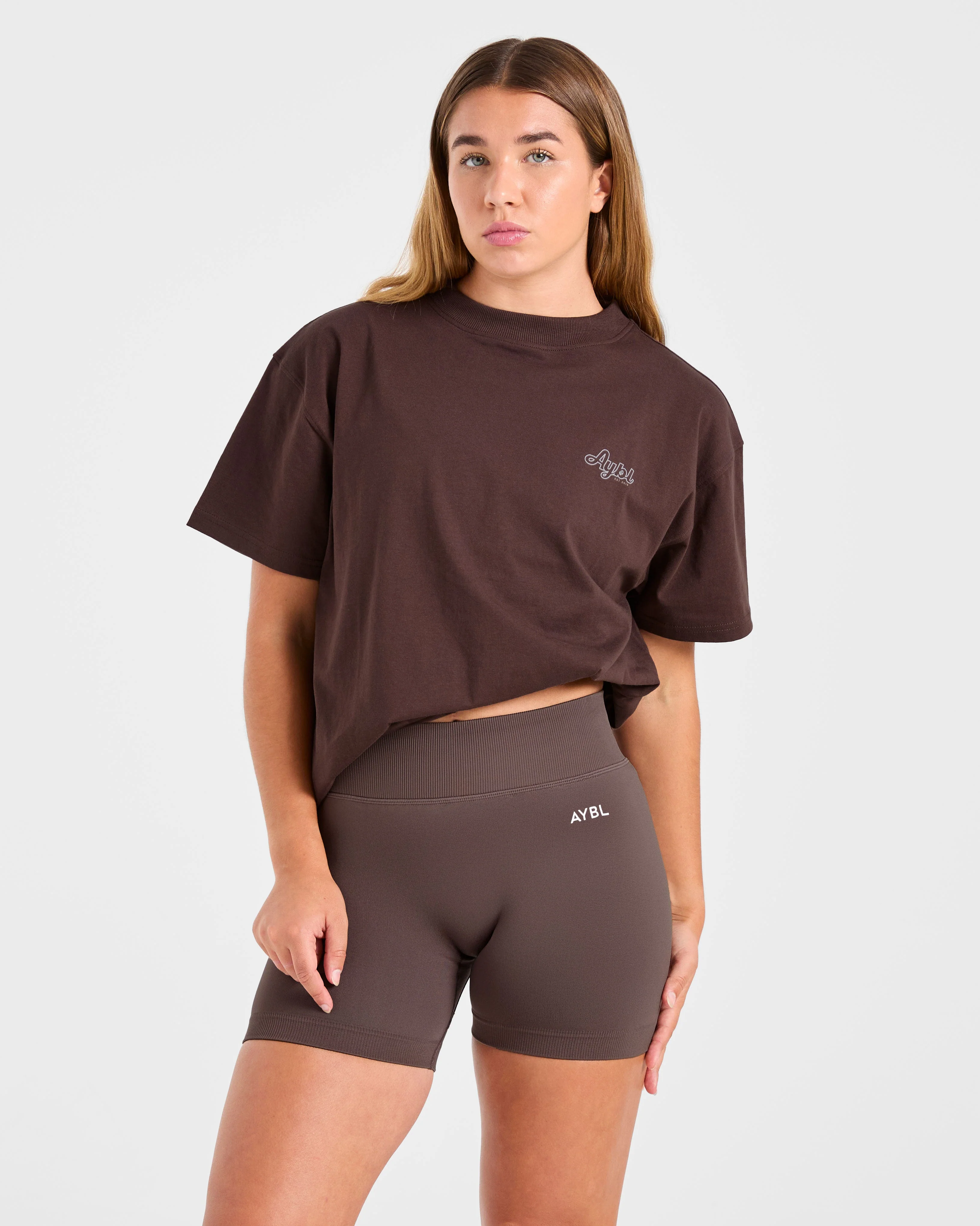 Sports Wellness Oversized T Shirt - Bruin - Image 7