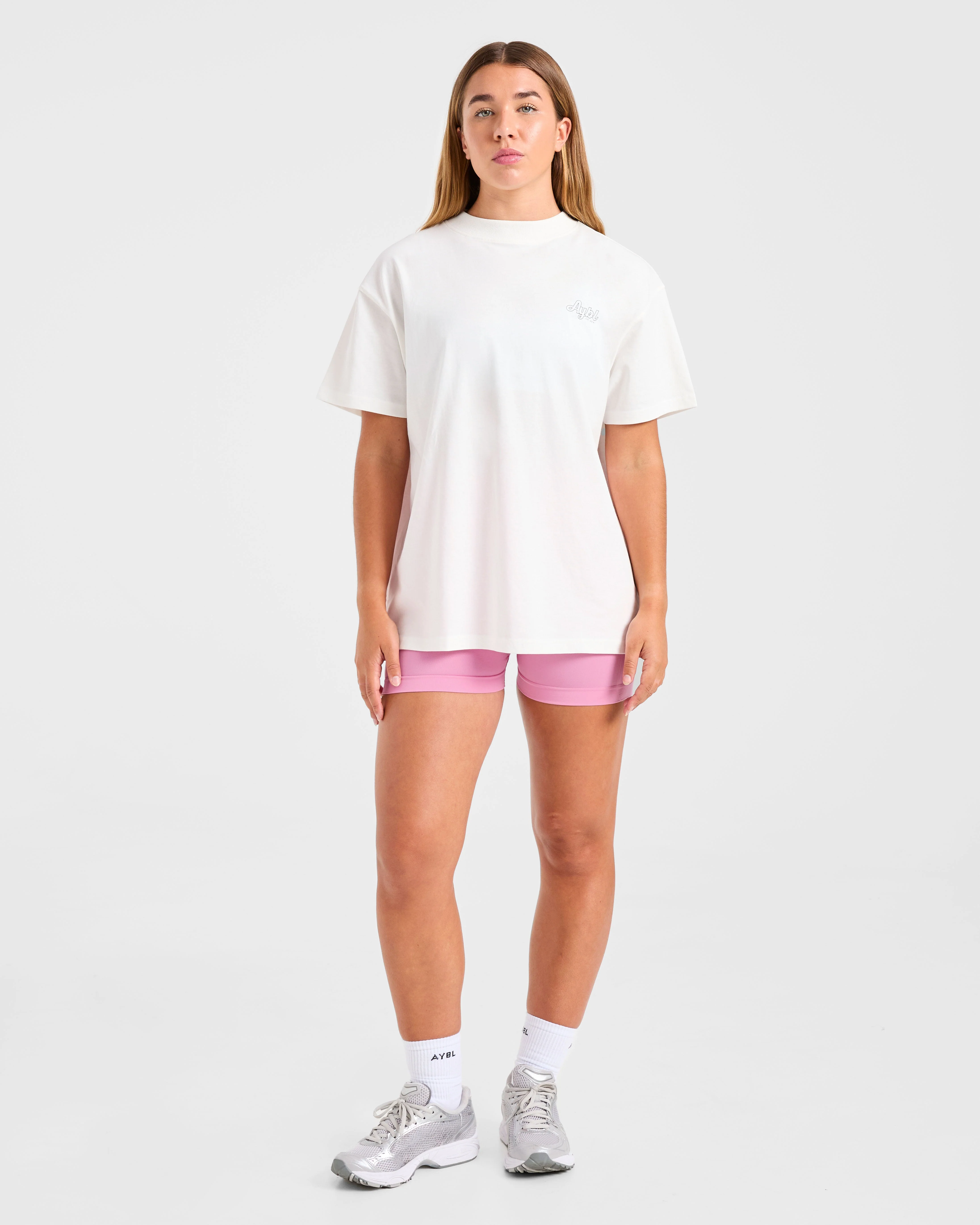 Sports Wellness Oversized T Shirt - Off Wit - Image 3