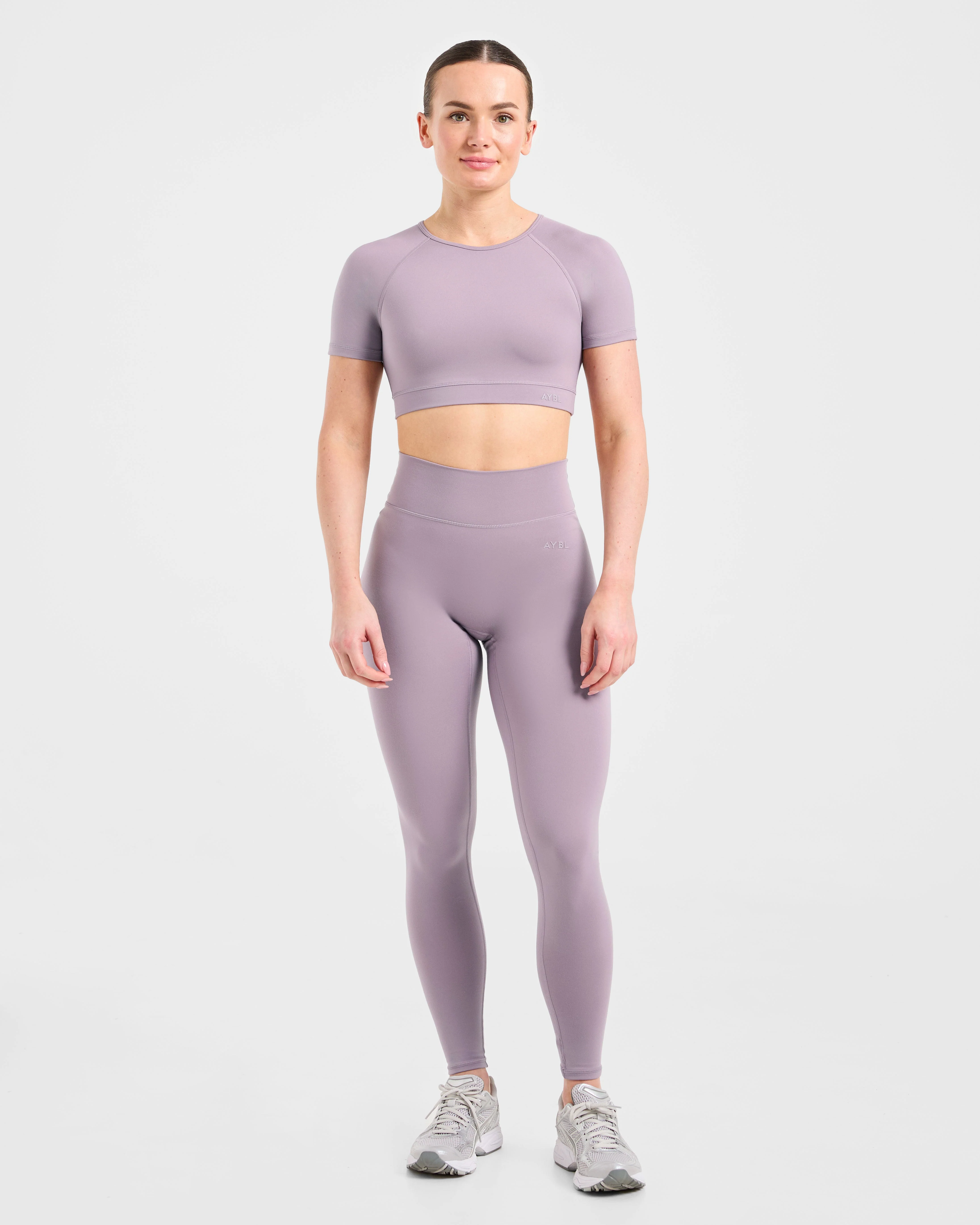 Staple Crop Top - Mauve Paars - Image 3