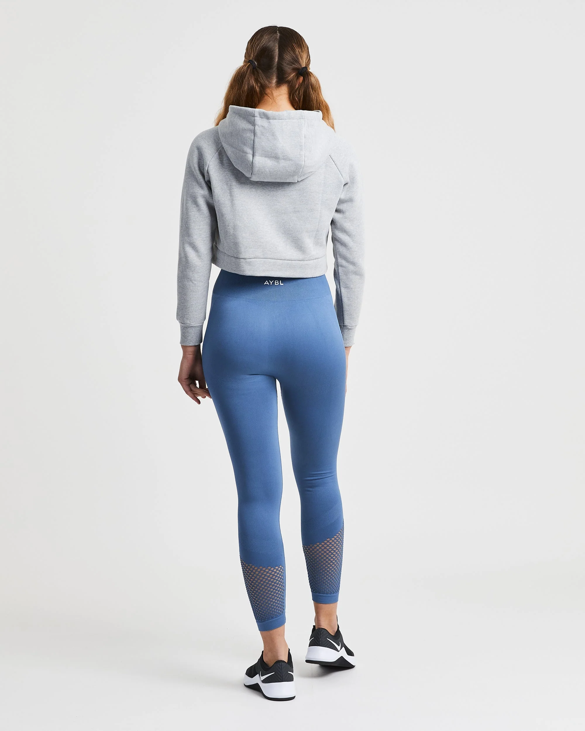 Staple Crop Hoodie - Light Grijs - Image 4