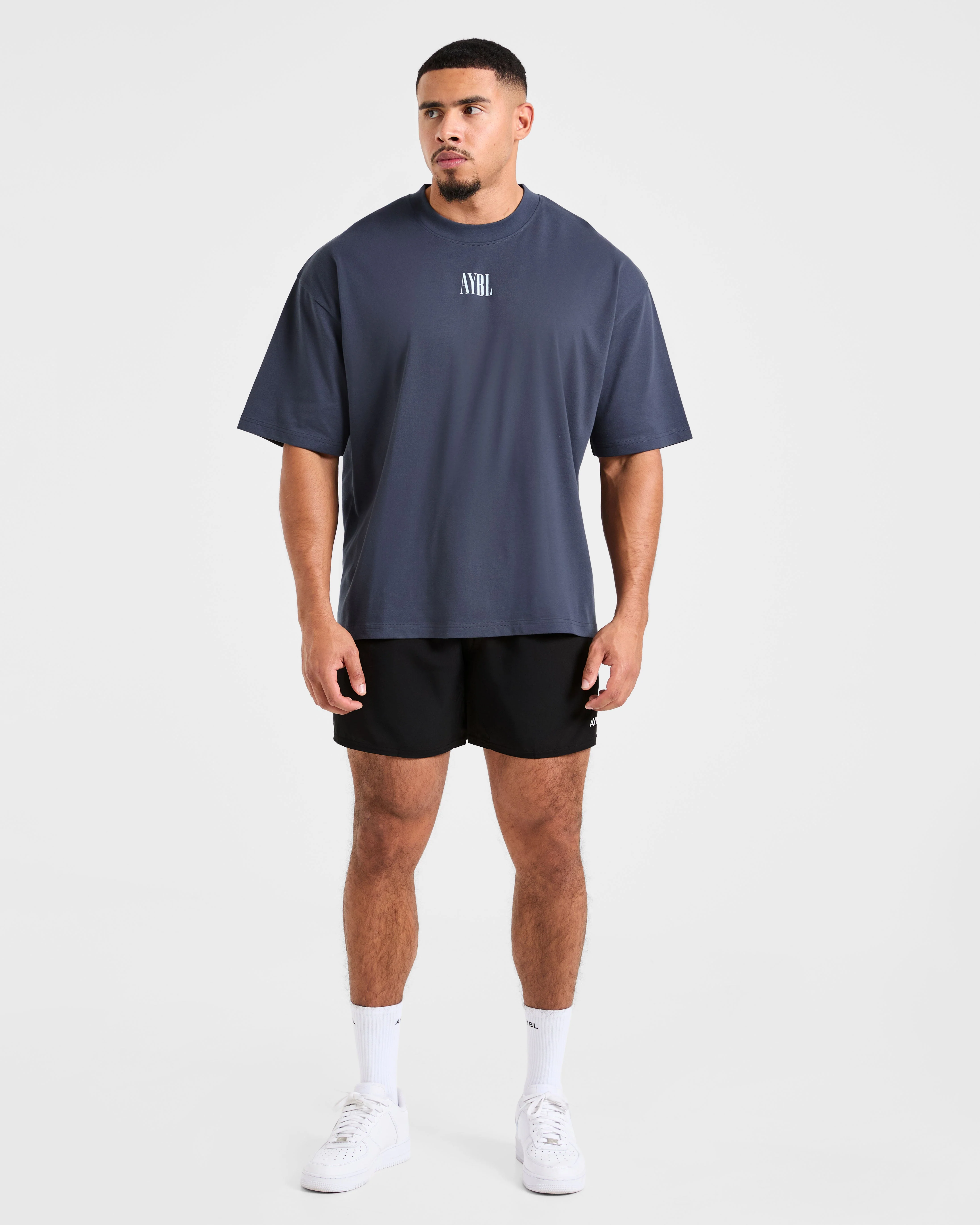 Strength Of Titans Oversized T Shirt - Deep Ocean Blauw - Image 3