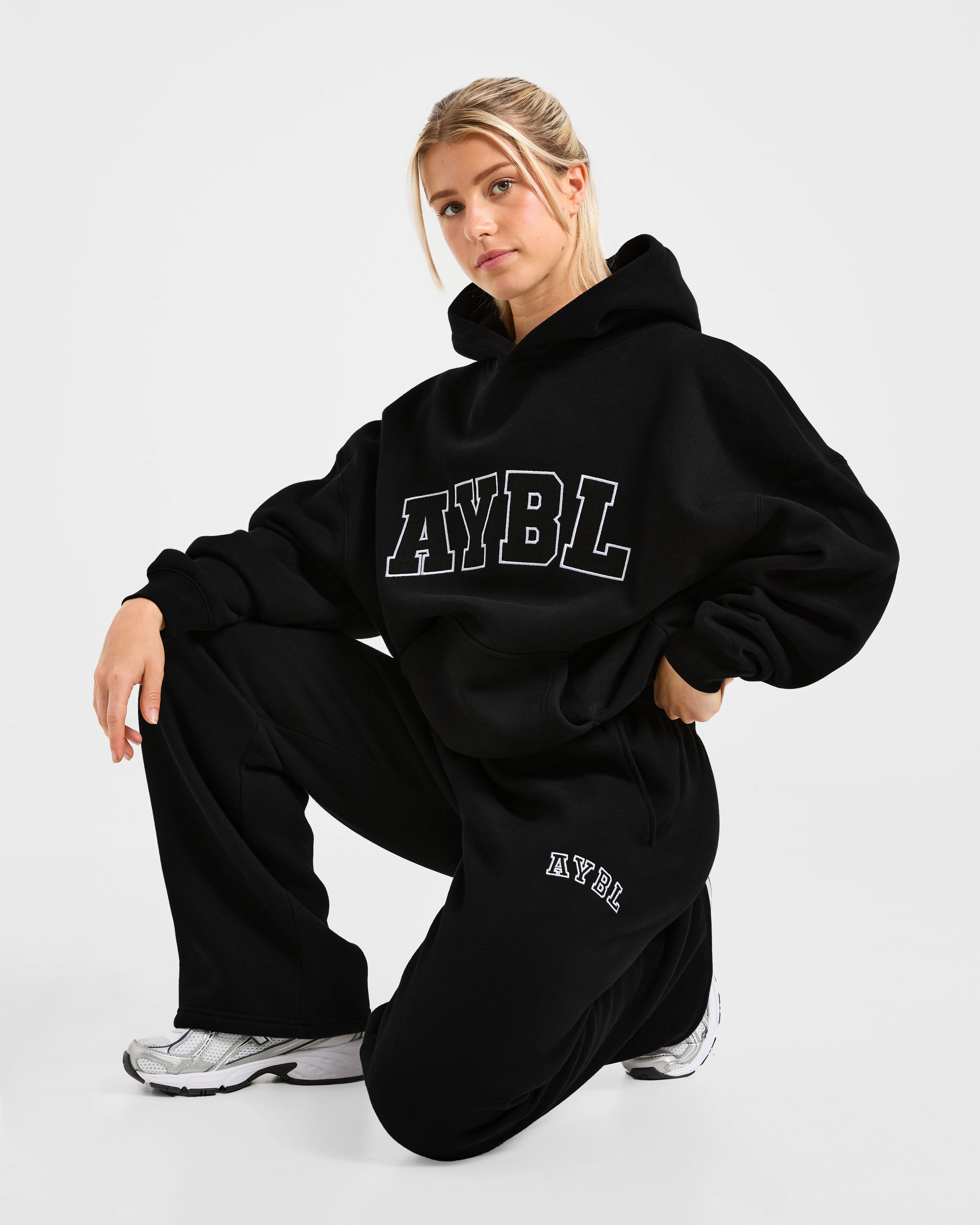 Varsity 2.0 Oversized Hoodie - Zwart - Image 8