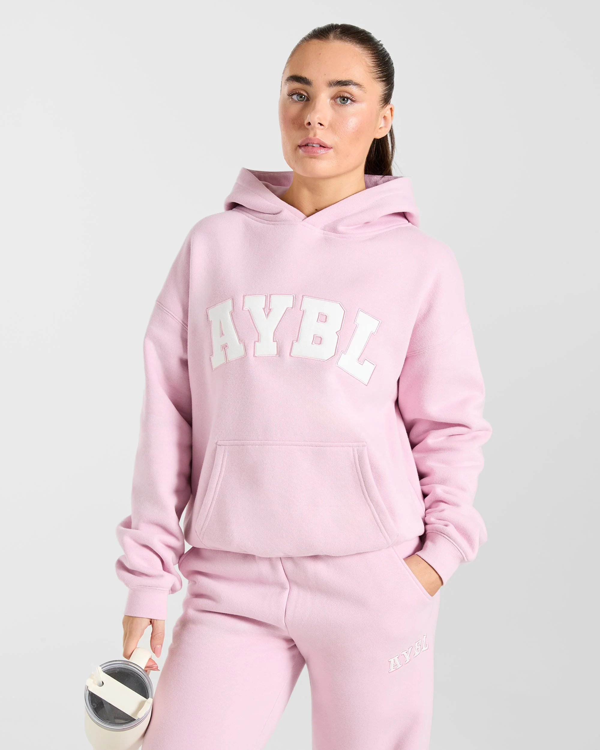 Varsity 2.0 Oversized Hoodie - Iced Roze - Image 7