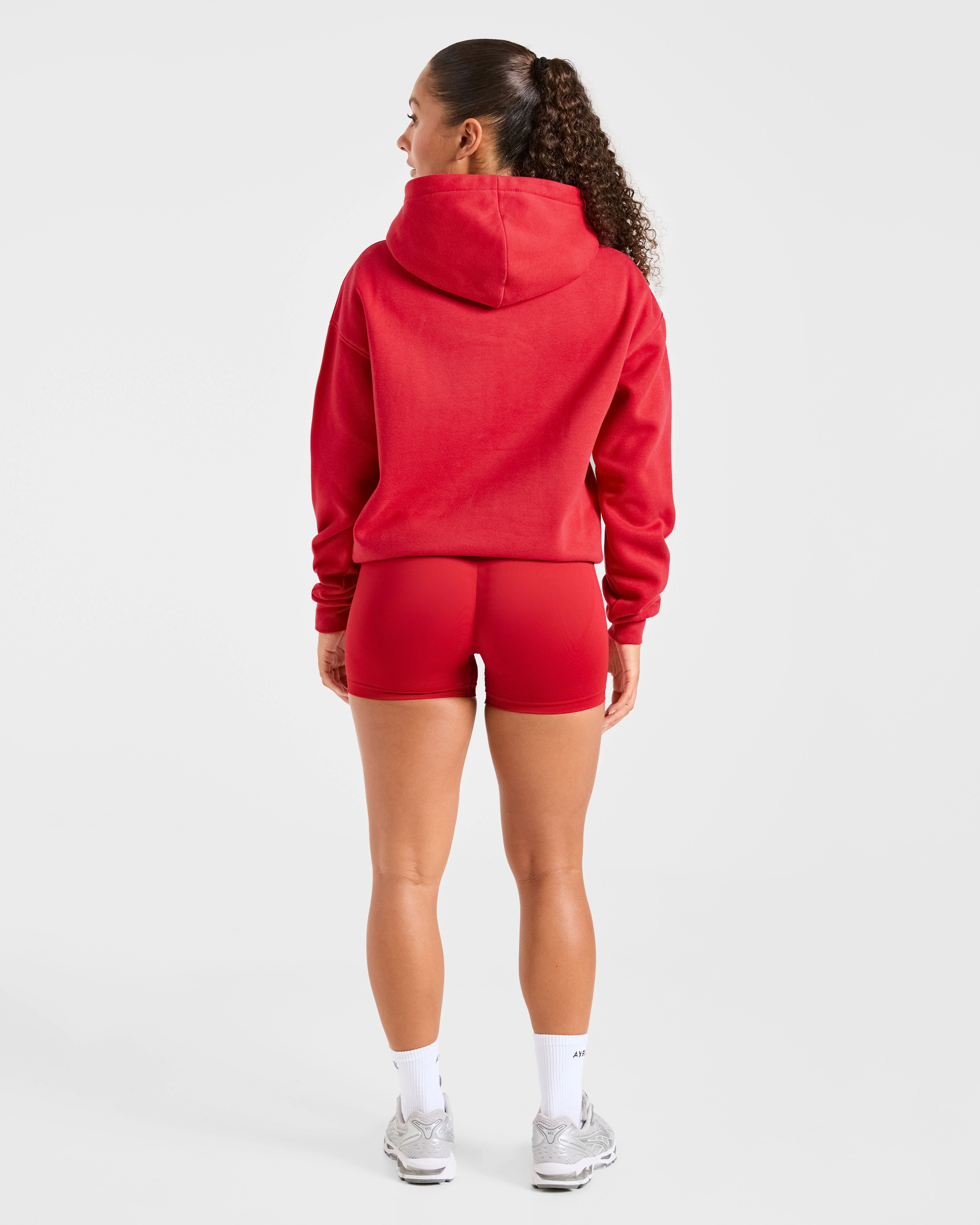 Varsity 2.0 Oversized Hoodie - Rood - Image 4