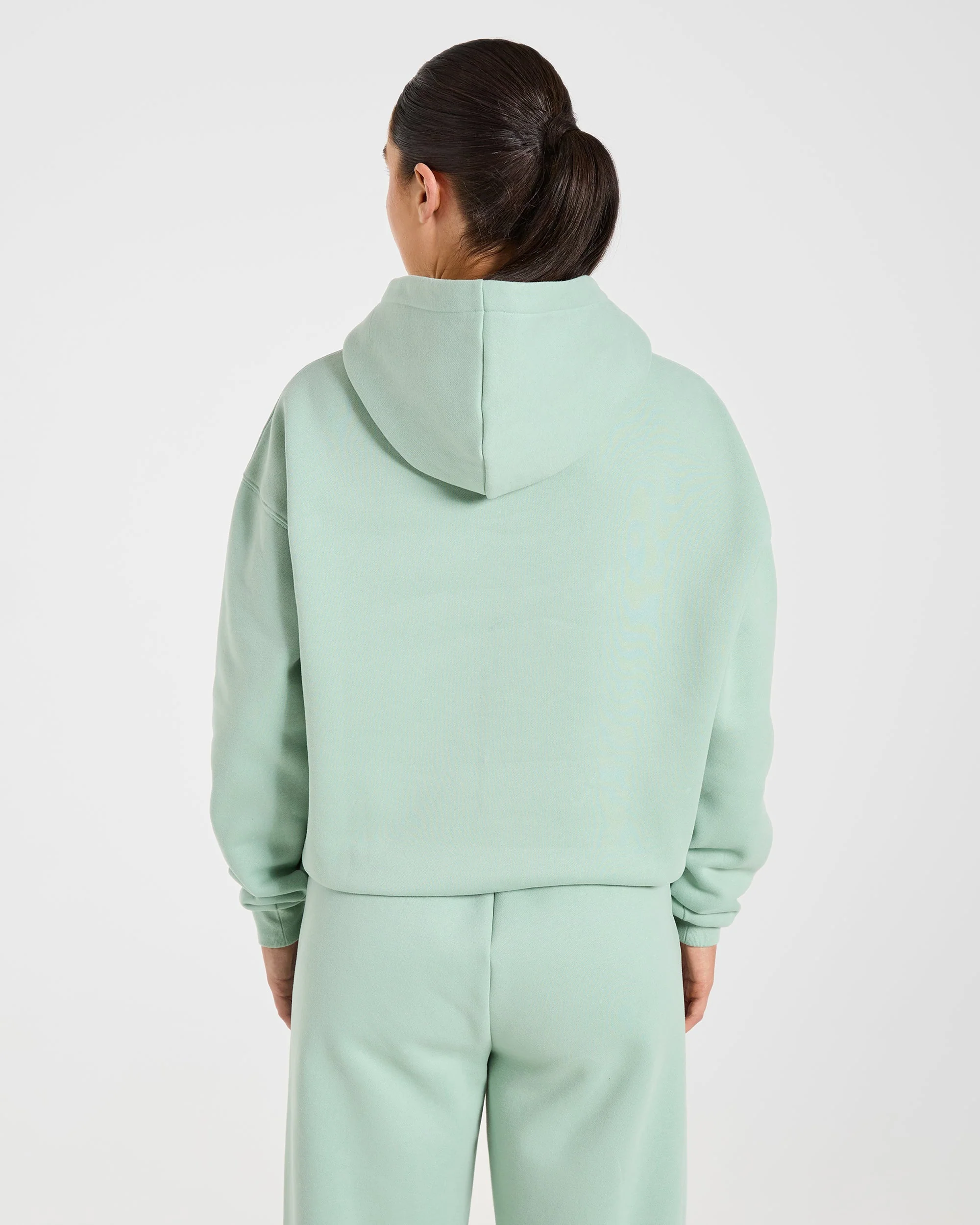 Varsity 2.0 Oversized Hoodie - Sage Groen - Image 2