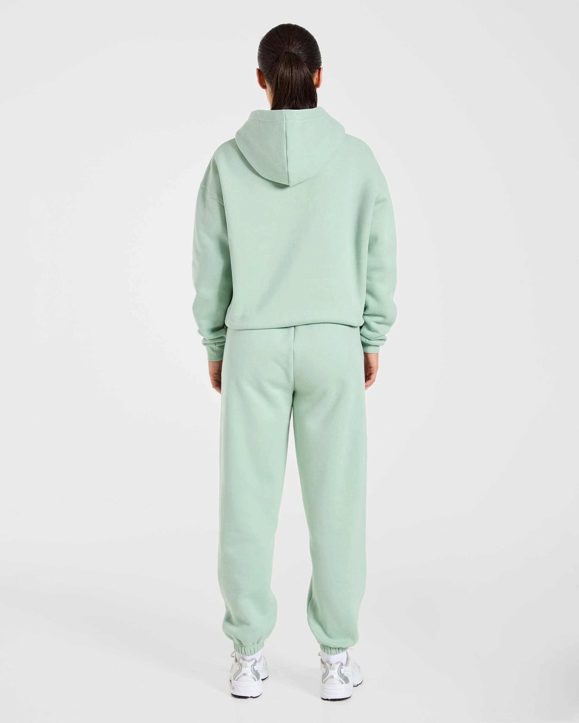 Varsity 2.0 Oversized Hoodie - Sage Groen - Image 4