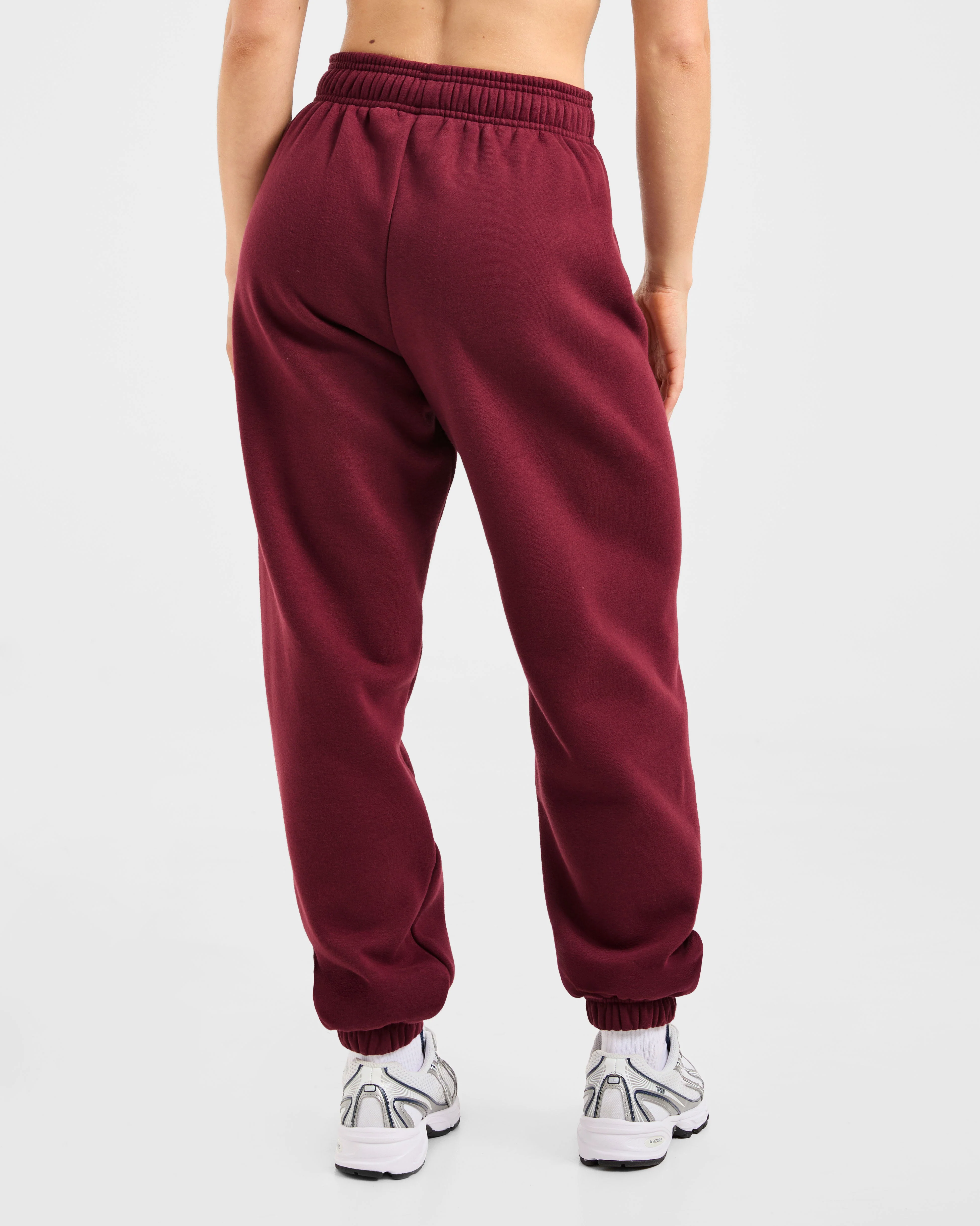 Varsity 2.0 Oversized Joggers - Rood Wine - Image 2