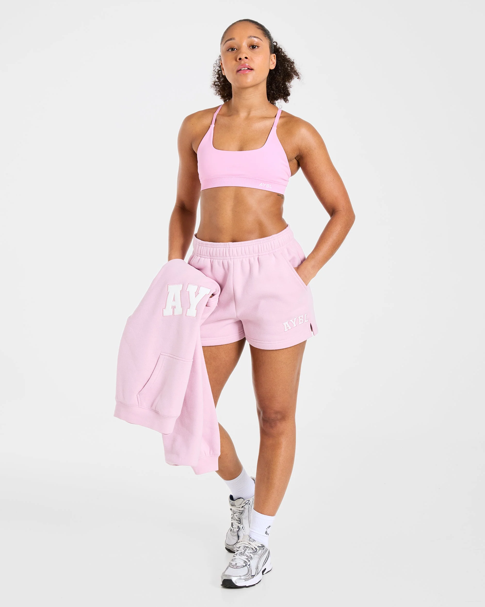 Varsity 2.0 Oversized Shorts - Iced Roze - Image 7