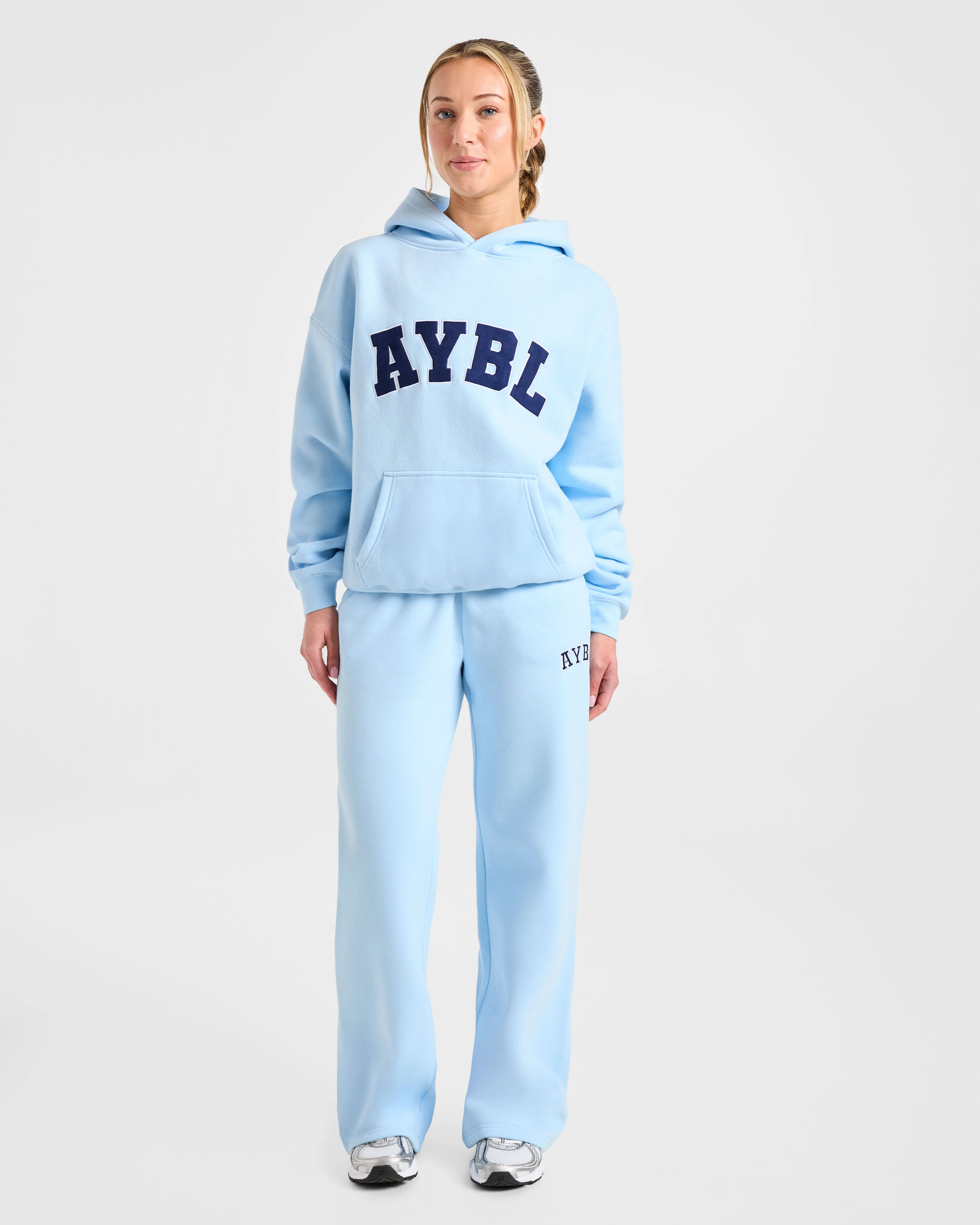 Varsity 2.0 Oversized Straight Leg Joggers - Blauw/Navy - Image 3