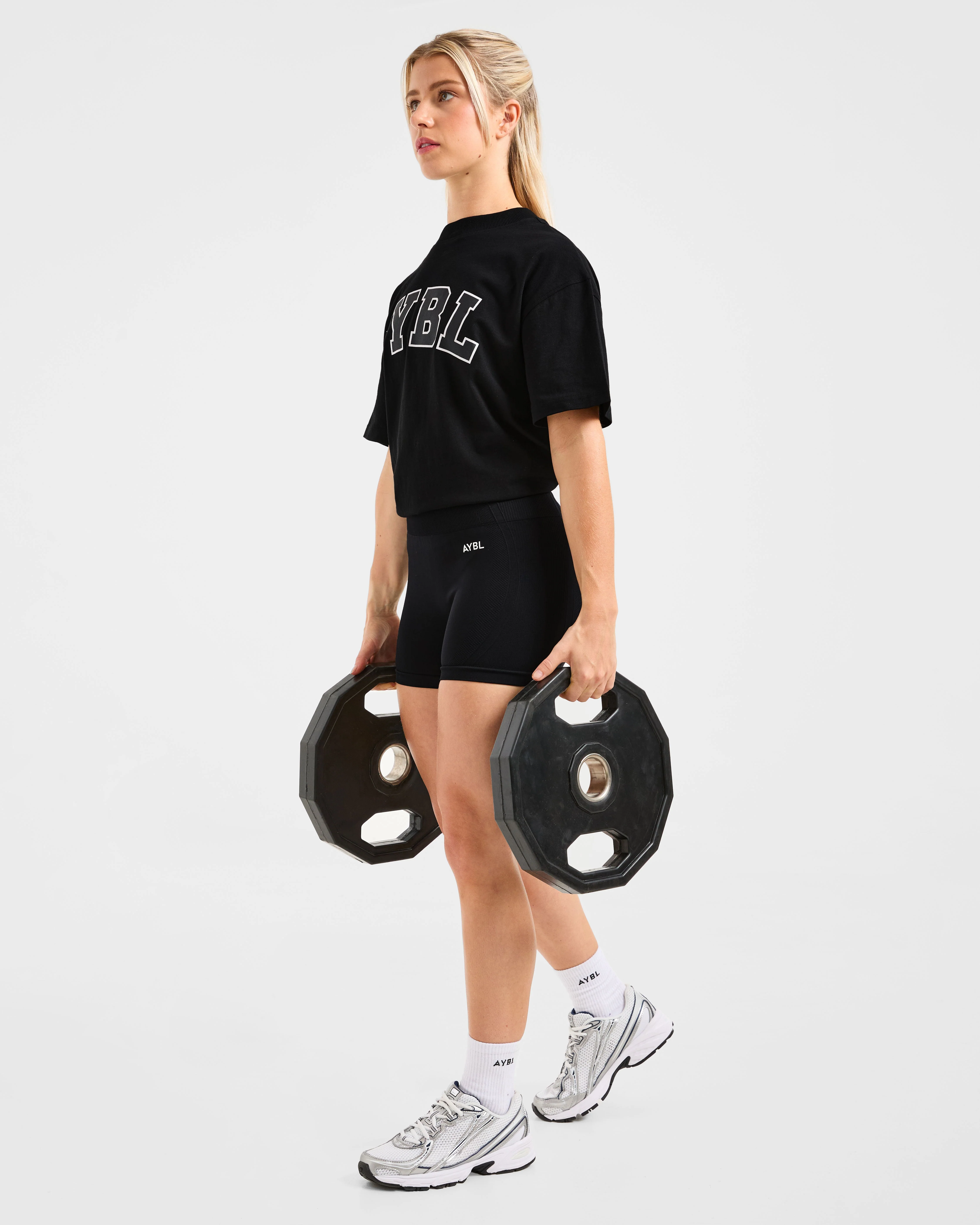 Varsity 2.0 Oversized T Shirt - Zwart - Image 8